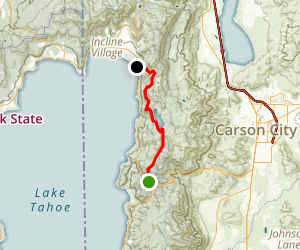 tahoe flume trail map